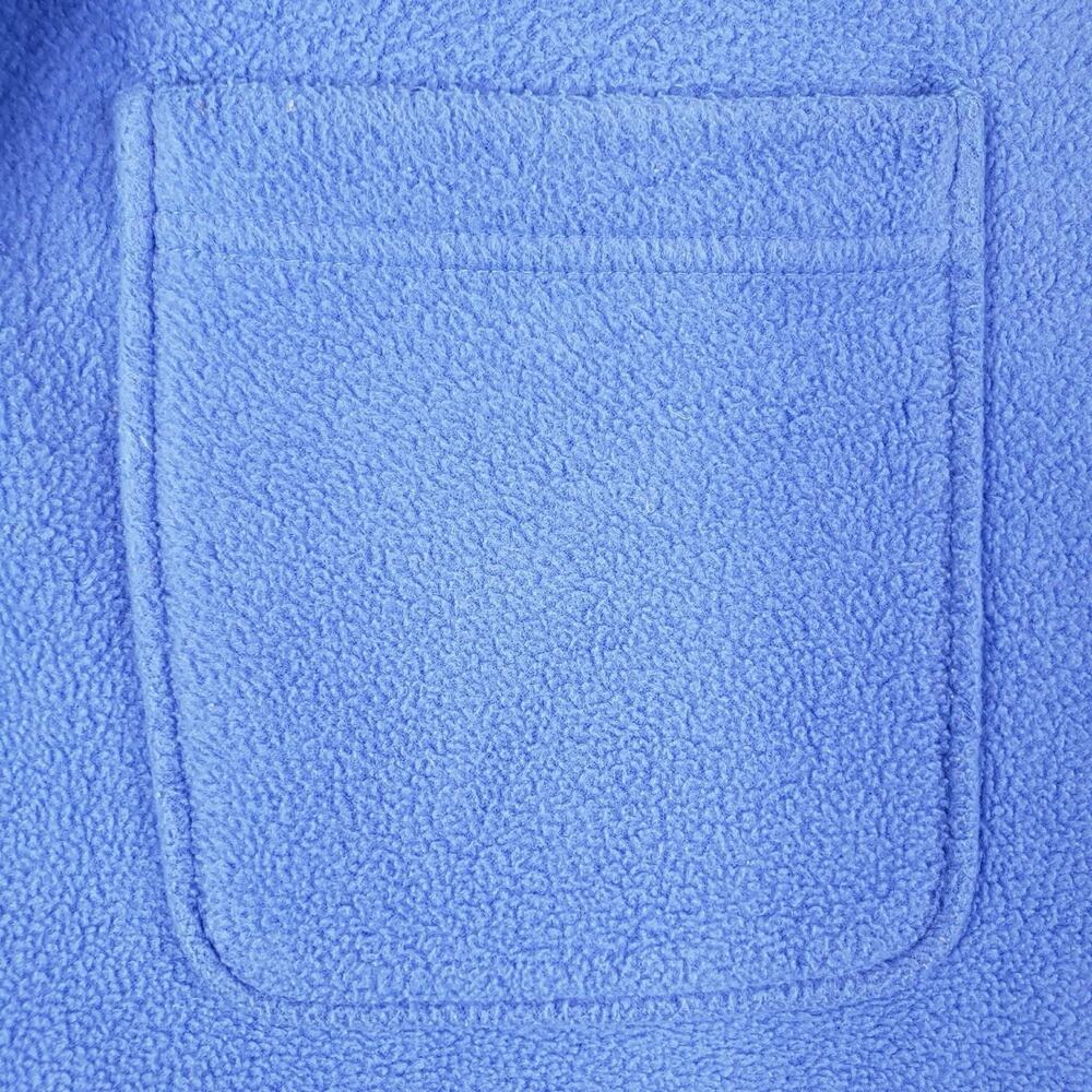 LL Bean Robe Fleece Full Zip Blue Women’s Size Medium M Pockets Long Sleeve - Picture 5 of 12